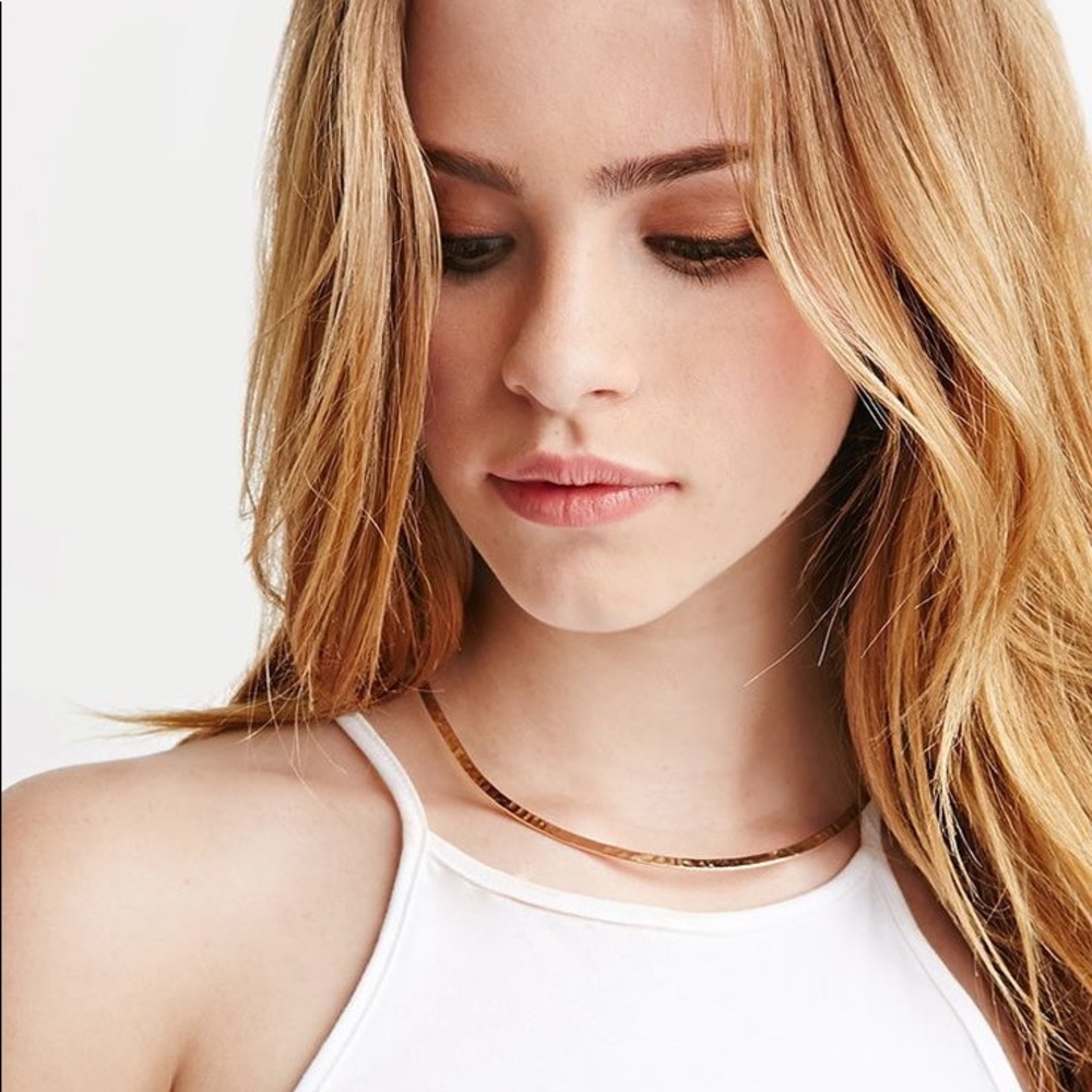 forever21 • hammered collar necklace
